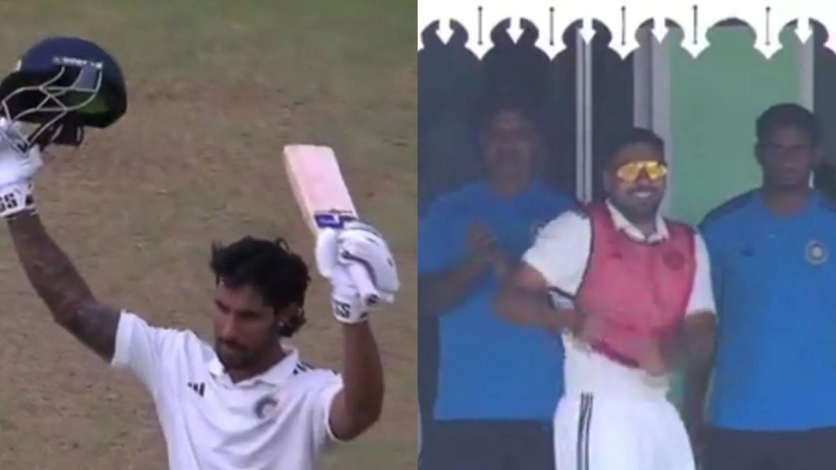 Duleep Trophy 2024 Avesh Khan's 'Samaira Celebration' After Tilak